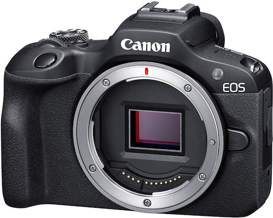 Canon EOS R100 Mirrorless Cameră Kit (RF-S 18-45mm f/4.5-6.3 IS STM + RF-S 55-210mm f/5-7.1 IS STM) Neagră