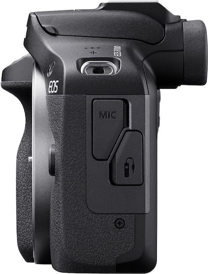 Canon EOS R100 Mirrorless Cameră Kit (RF-S 18-45mm f/4.5-6.3 IS STM + RF-S 55-210mm f/5-7.1 IS STM) Neagră