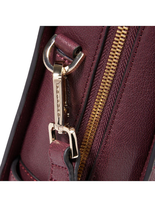 Piele Geantă pentru bărbați Servietă Burgundy