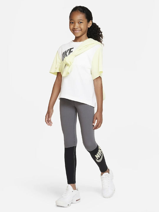 Kids Legging Sports Long Gray FAVORITES