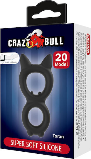 Двойен Пенис Пръстен Crazy Bull Toran – 93mm/26mm