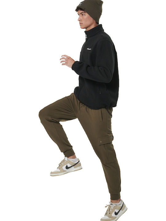 Ανδρική Ζακέτα Fleece Μαύρη