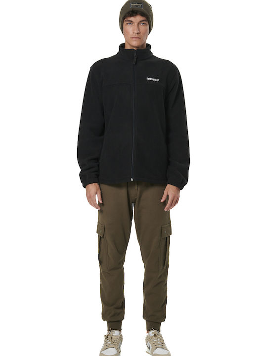 Ανδρική Ζακέτα Fleece Μαύρη