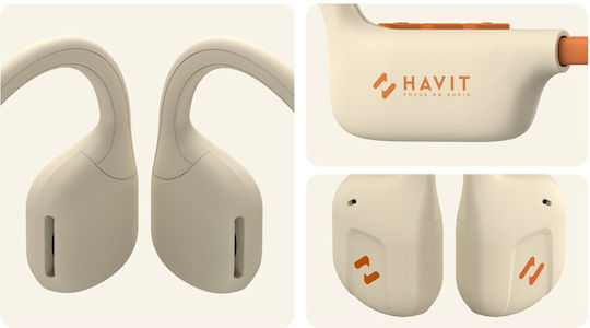 Havit Freego1 Air Offenes Ohr Bluetooth-Freisprecheinrichtung Kopfhörer Beige
