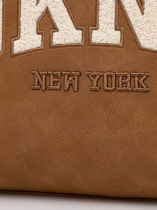 Fur Women's Tote Bag Suede Walnut