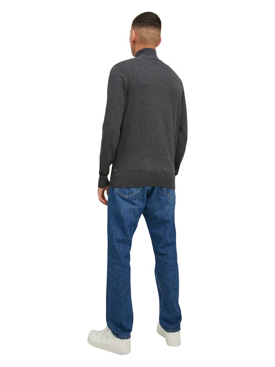 Langarm Pullover Grau Mel
