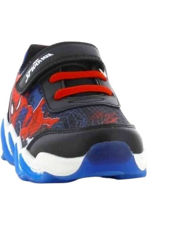 Kids Sneakers with Scratch & Lights Black