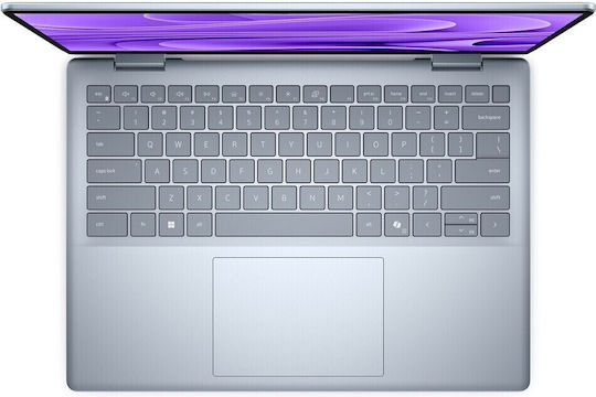 Dell 14 Plus 2in1 DB04250 14" FHD+ Touchscreen (Ultra 7-256V/16GB/1TB SSD/W11 Startseite) Eisblau (Internationales Englisch Tastatursprache)