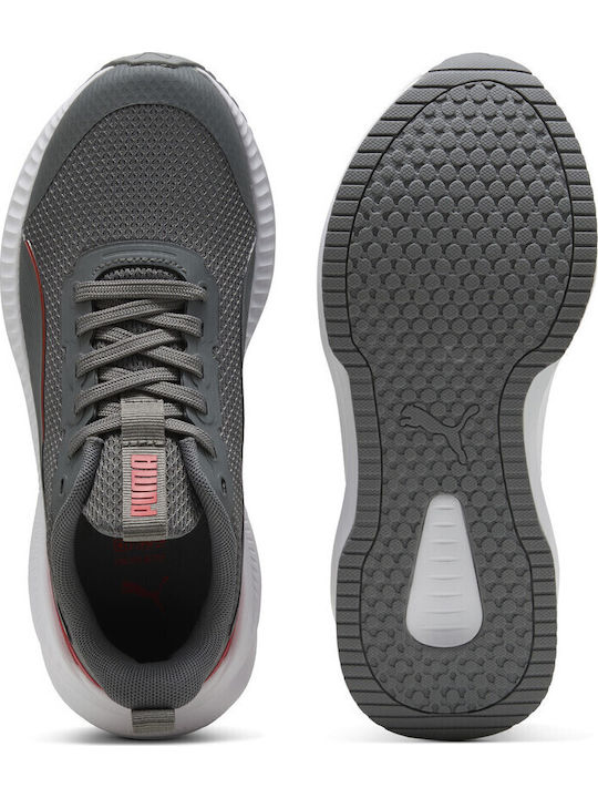 Flyer Lite 3 Kids Sports Shoes Running with Laces Gray