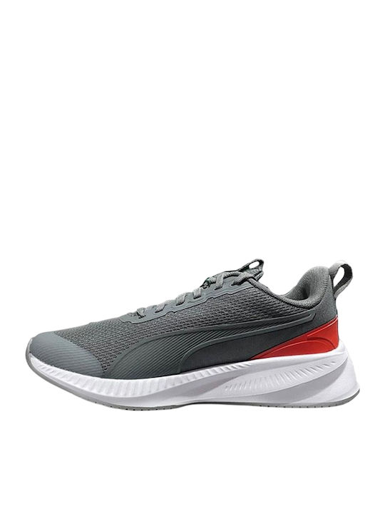 Flyer Lite 3 Kids Sports Shoes Running with Laces Gray