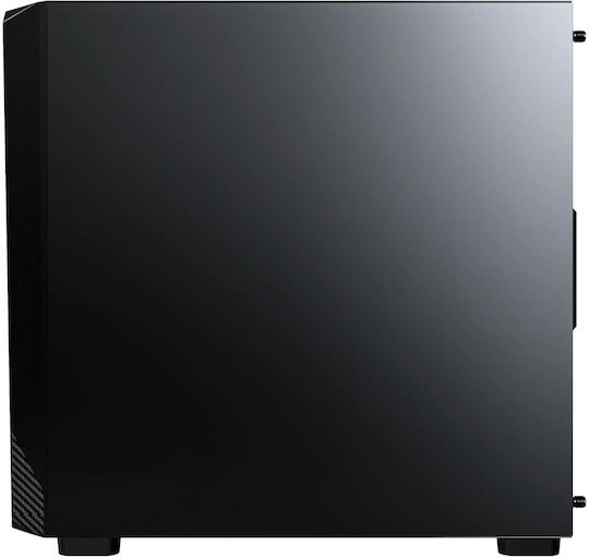 Montech X5M Gaming Mini Tower Κουτί Υπολογιστή με Πλαϊνό Παράθυρο και ARGB Φωτισμό Μαύρο