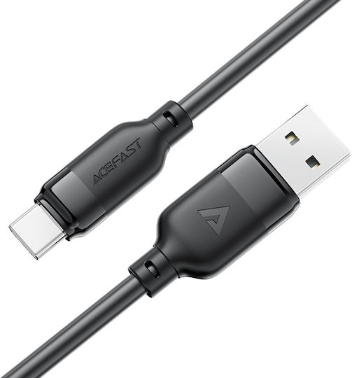 Acefast USB 2.0 Kabel USB-C männlich - USB-A 18W Schwarz 1.2m