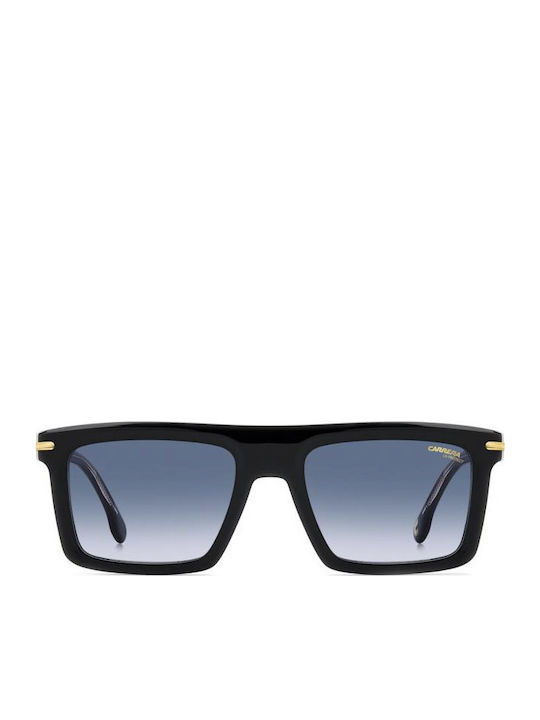 Carrera Men's Sunglasses With Black Horn-Rimmed Frame And Grey Gradient Lens 364/S OIT/08
