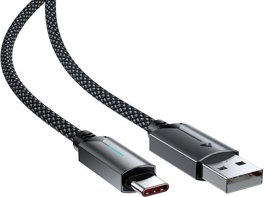 Acefast USB 2.0 Cable USB-C male - USB-A 18W Μαύρο 1.2m