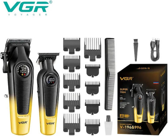 VGR V-196 Ξυριστική Μηχανή Προσώπου Επαναφορτιζόμενη