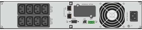 Ever NETLINE RT 1000 USV 1000VA 900W mit 8 IEC Steckdosen