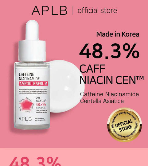 APLB Caffeine Niacinamide Serum Face with Niacinamide for Radiance 40ml