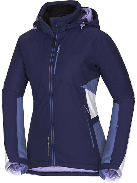 Northfinder Emerson BU-4504SNW Γυναικείο Μπουφάν για Σκι & Snowboard Μωβ