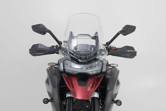 SW-Motech Motorcycle Protective Hand Guards Adventure in Black Colour