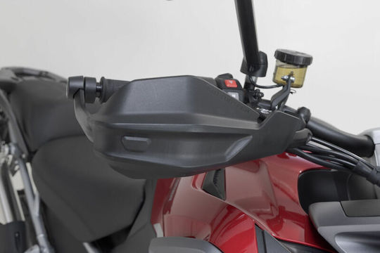 SW-Motech Motorcycle Protective Hand Guards Adventure in Black Colour