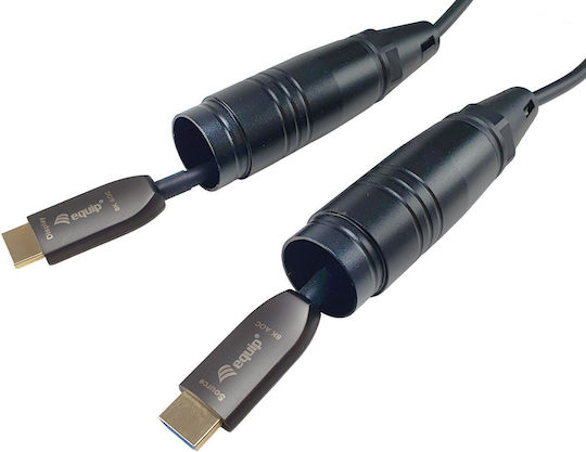 Equip HDMI 2.1 Ultra High Speed 48Gbps 4K 120Hz HDR VRR Cable HDMI Male - HDMI Male 150m Black
