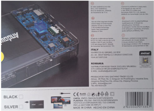 Andowl Θήκη για Σκληρό Δίσκο 3.5" SATA III με σύνδεση SATA / USB 3.0