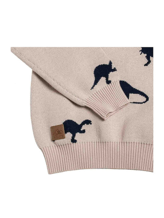 Kinderpullover Langarm Beige