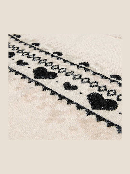 Kinderkleid Mädchenkleider Langärmelig Gestrickt Beiges