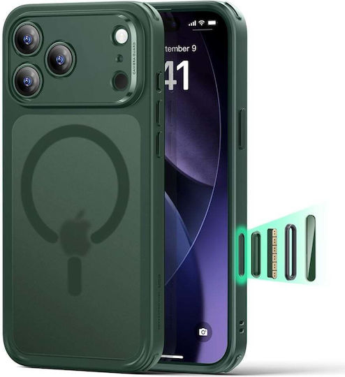 ESR Umschlag Rückseite Silikon Grün (iPhone 17 Pro)