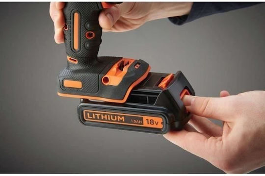 Black & Decker Κρουστικό Δραπανοκατσάβιδο Μπαταρίας 18V
