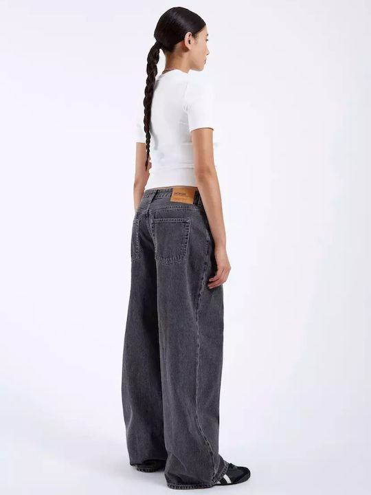 Damenjeans in Weit geschnittener Linie Mid Grey