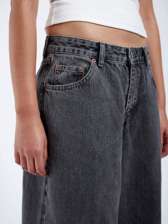 Damenjeans in Weit geschnittener Linie Mid Grey