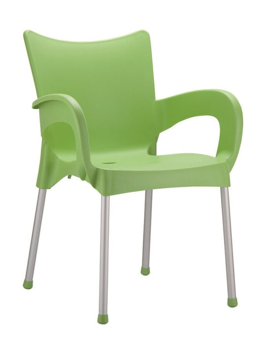 Scaun de exterior Polipropilenă Romeo Verde 58x53x83cm