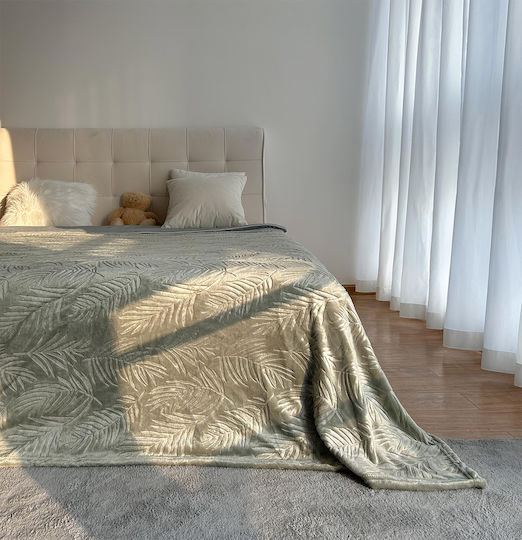 Chios Hellas Piqué Decke Doppel 200x220cm Grüne 35245PRA