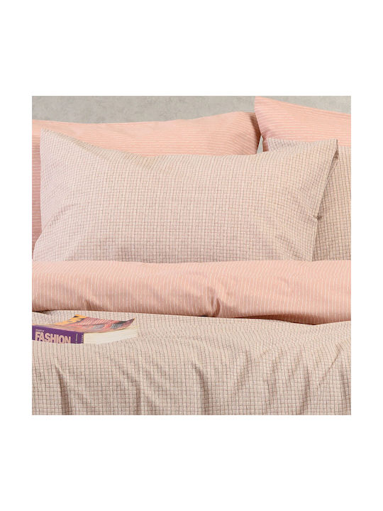 Melinen Davide Kissenbezug-Set Rose 50x70cm.