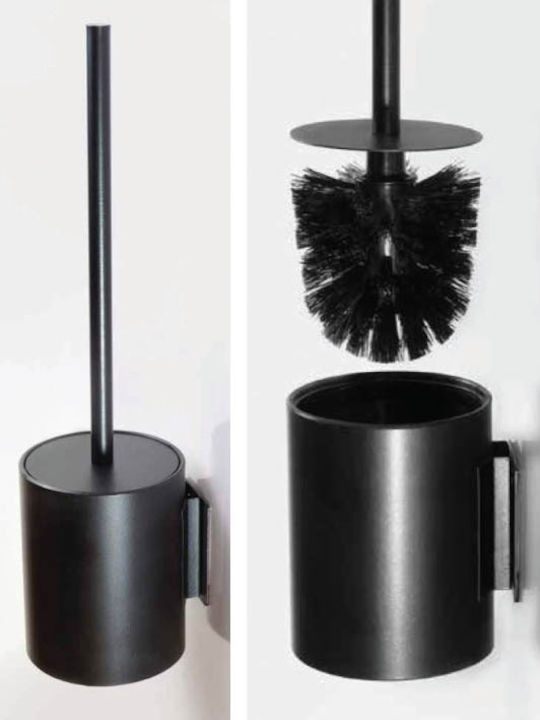 Karag Inox Badezimmer Toilettenbürste Schwarz