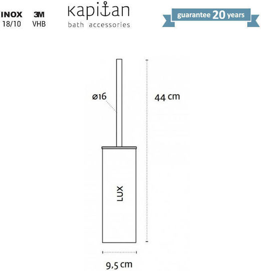 Karag Μεταλλικό Πιγκάλ Μπάνιου Μαύρο