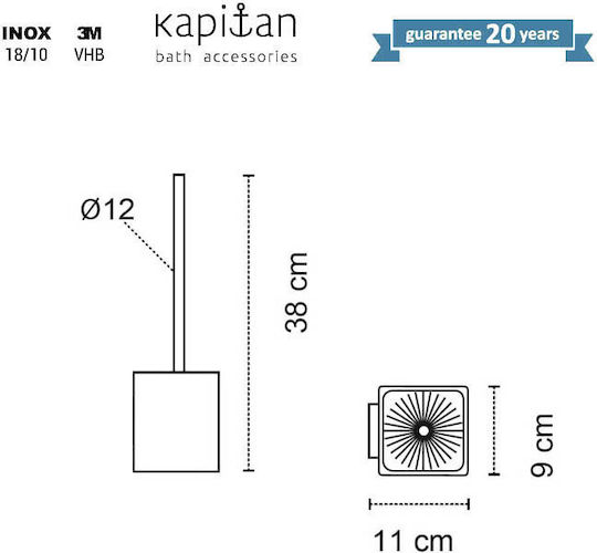Kapitan Inox Πιγκάλ Μπάνιου Γκρι