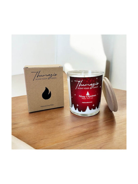 Themagio Lumânare Aromatică Din Soia În Borcan Cu Miros De Melomakarono 200gr