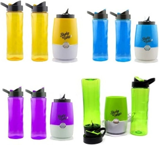 Shake N Take Bottle 3 Blenders With Plastic Jug 500 Ml 180W Blue