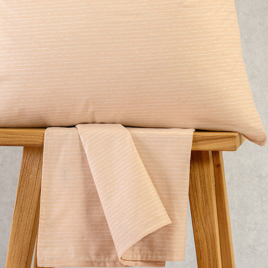 Garden Chair Cushion with Backrest Beige 48x105cm