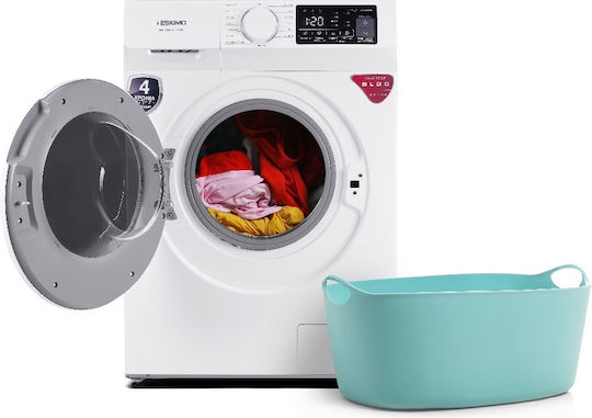 Eskimo Waschmaschine 8kg mit Dampftechnologie 1400 Umdrehungen ES WM8F14AΝ