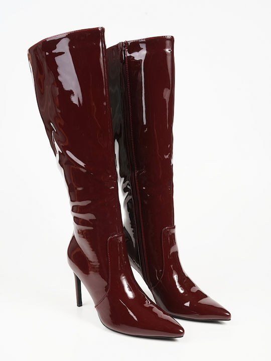 Cizme dama Burgundy