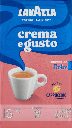 Lavazza Espresso Coffee Arabica Crema e Gusto Dolce Ground 250gr