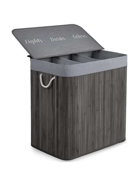 Massido Καλάθι Απλύτων Bamboo 150lt με Καπάκι 61x62x42cm Μπεζ Massido Καλάθι Απλύτων Bamboo 150lt με Καπάκι 61x62x42cm Μπεζ