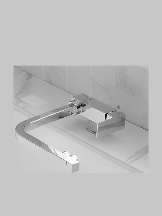 Bonken U-Shaped Kitchen Counter Faucet Inox Silver