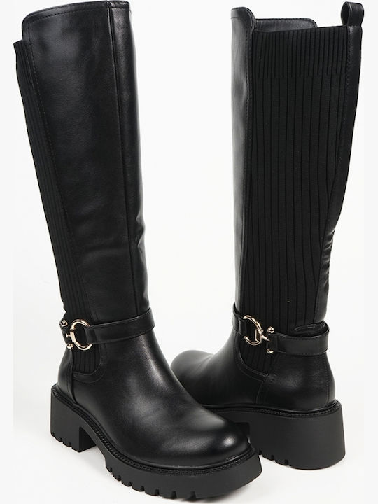 Damenstiefel Schwarz
