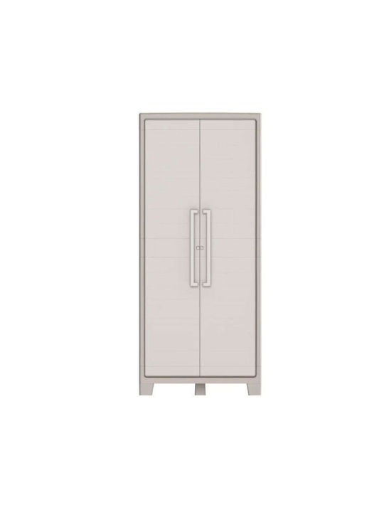 Dulap cu două uși Gulliver High Plastic cu 4 Rafturi 80x44x182cm