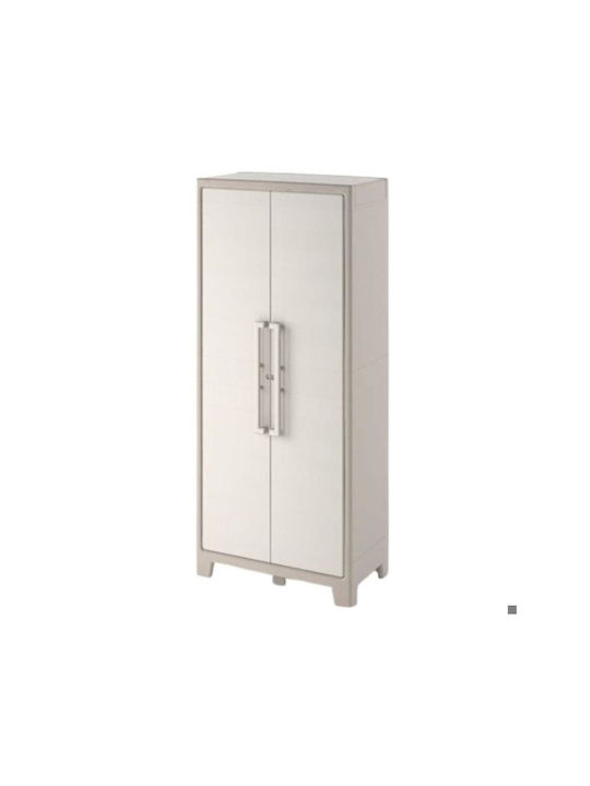 Dulap cu două uși Gulliver High Plastic cu 4 Rafturi 80x44x182cm