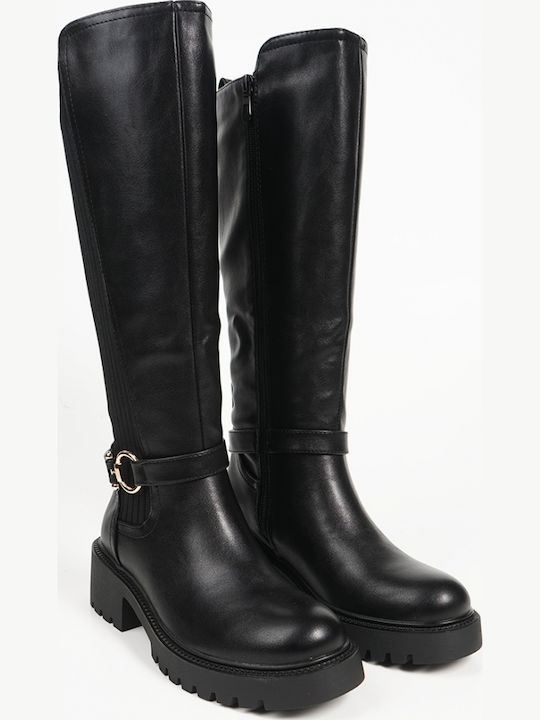 Damenstiefel Schwarz